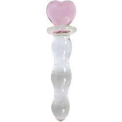 Crystal Heart of Glass - Pink Sex Toy